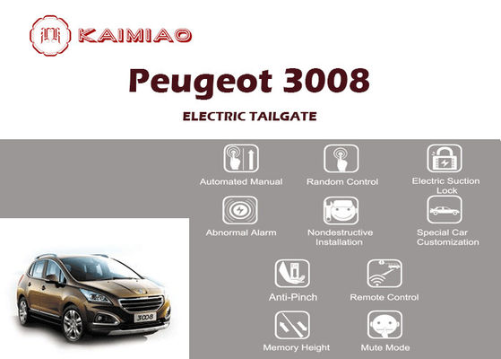 Electric Power Tailgate Lift Kits , Peugeot 3008 The Power Hands Free Smart Liftgate